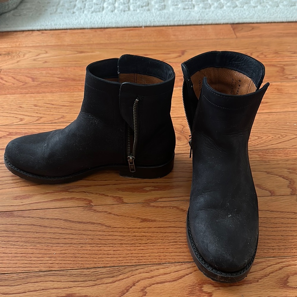 Frye black short boots
